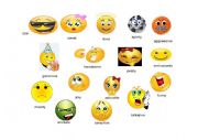 English Worksheet: Emoticons