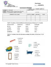 English Worksheet: GRAMMAR WORKSHOP