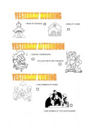 English Worksheet: About the past