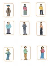 English Worksheet: Characters - English World