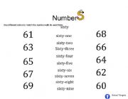 Numbers 60-69