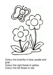 English Worksheet: Colouring nature 