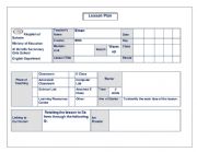 lesson plan form 