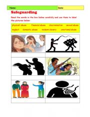 English Worksheet: Safeguarding Assessment