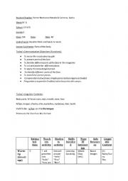 Lesson Plan 2  parts of the body