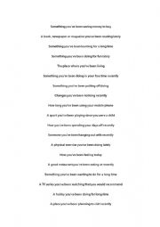 English Worksheet: present perfect board game 
