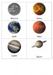 Planet Flashcard