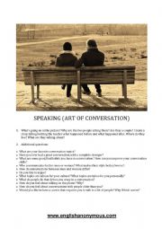ART OF CONVERSATION speaking
