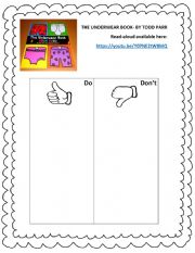 English worksheet: The Underwear Book - Todd Parr