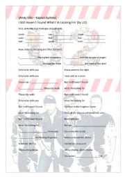 English Worksheet: Present Perfect Simple in Song