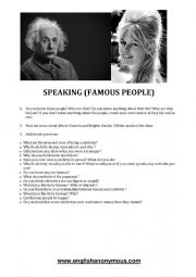 FAMOUS PEOPLE speaking