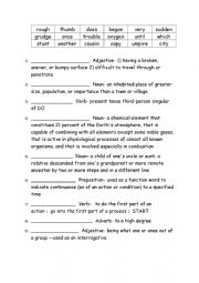 Grade 5 week 1 Spelling Words Match