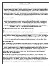 English Worksheet: remedial work