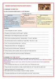 INDIRECT SENTENCES PRACTICE SHEET MIXED-- 2