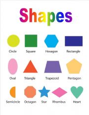 English Worksheet: shapes