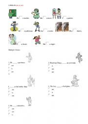 English Worksheet: Jobs