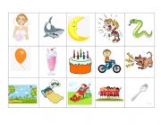 English Worksheet: Rhyming Categories