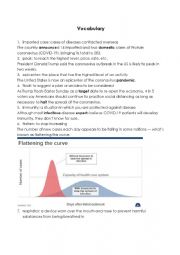 English Worksheet: another list of COVID-19 related vocabulary