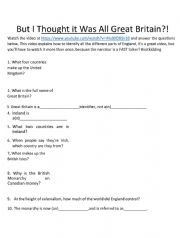 English Worksheet: All about Great Britain