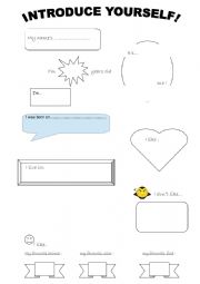 English Worksheet: Introducing yourself