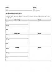 English Worksheet: Geography: Disaster Prevention Webquest