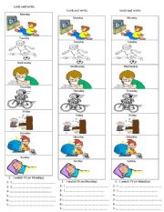 English Worksheet: Present simple practice