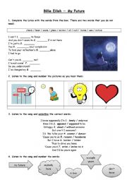 Billie Eilish - My Future song worksheet