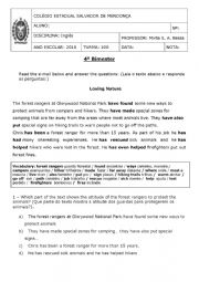 English Worksheet: Simple Present 
