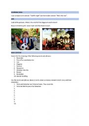 English Worksheet: I can identify similarities and differences between �Twelfth Night� and its modern version�She�s the man�