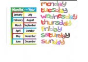 English Worksheet: months