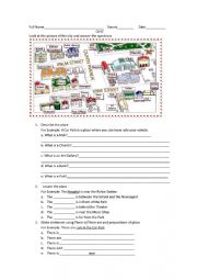 English Worksheet: City Quiz
