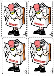 English Worksheet: day and month