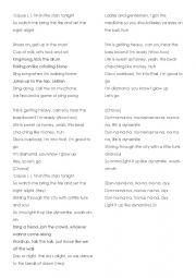 English Worksheet: Dynamite by BTS