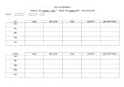 Simple Past Tense Battleship