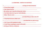 1st CONDITIONAL