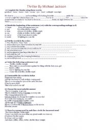 English Worksheet: Listening comprehension 