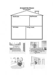 English Worksheet: My house