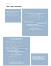 English Worksheet: Talking about revolution