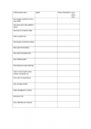English Worksheet: find someone who: fashion