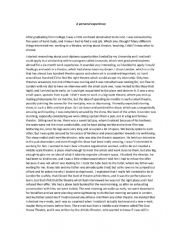 English Worksheet: -ED -ING adjectives reading - part 1