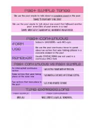 English Worksheet: PAST SIMPLE AND PAST CONTINUOUS