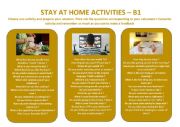 STAY AT HOME ACTIVITIES B1