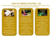 STAY AT HOME ACTIVITIES B3