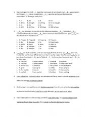 English Worksheet: all Present Tense test for general english