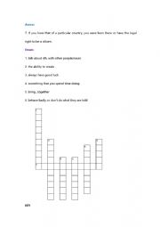 English Worksheet: General vocabulary word puzzle