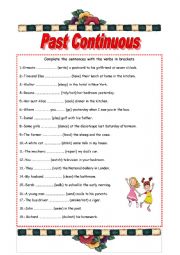 PAST CONTINUOUS TENSE