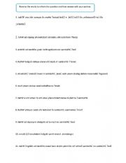 English Worksheet: reverse writing