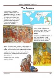 English Worksheet: The Romans