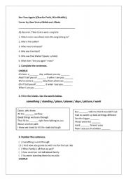 English Worksheet: See you again