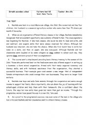 English Worksheet: full term test N2 for 2nd graders